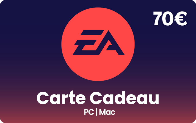 Carte cadeau EA 70 €
