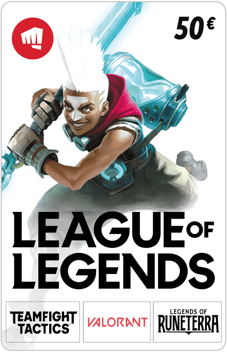 Carte League of Legends 50 €