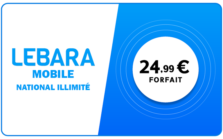 Lebara Illimité 24,99 €