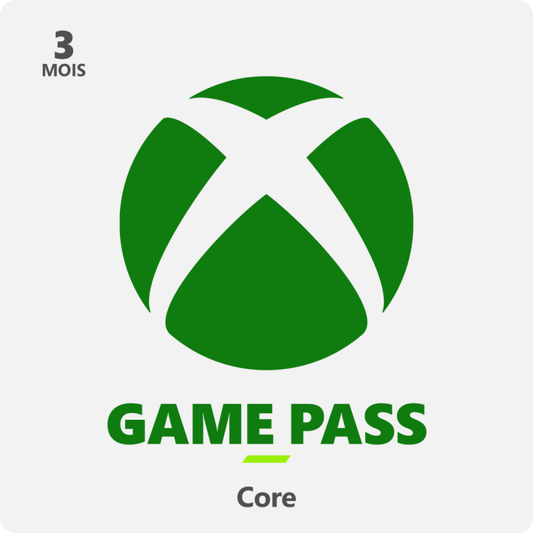 Game Pass Core 3 mois