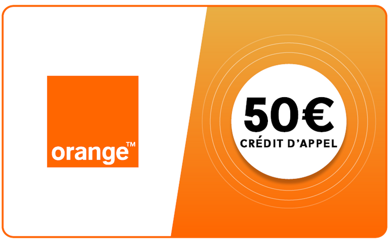 Orange Mobicarte 50 = 70 €