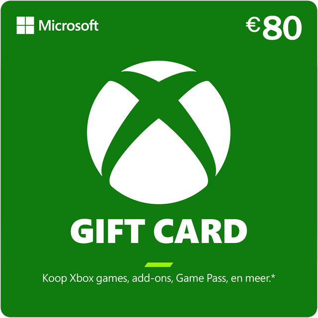 Carte Xbox 80 €