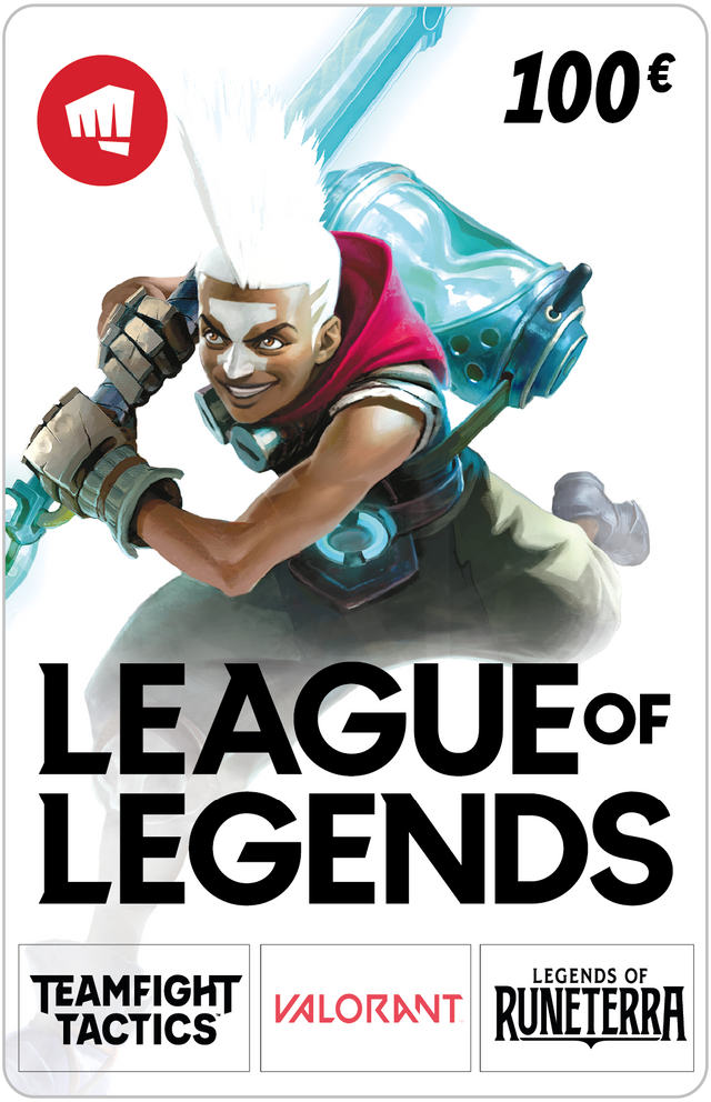 Carte League of Legends 100 €