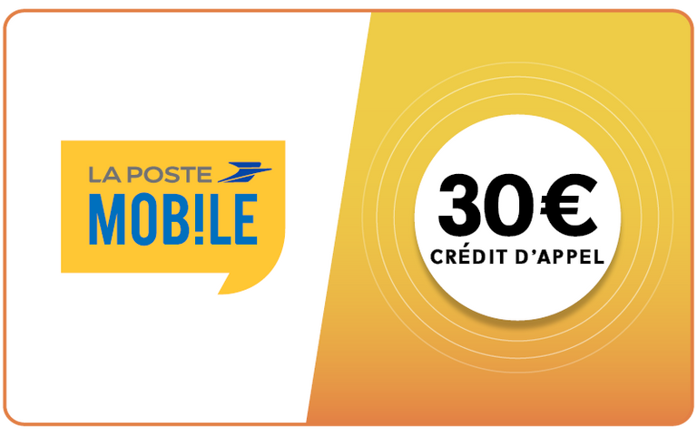 La Poste Mobile 30 €