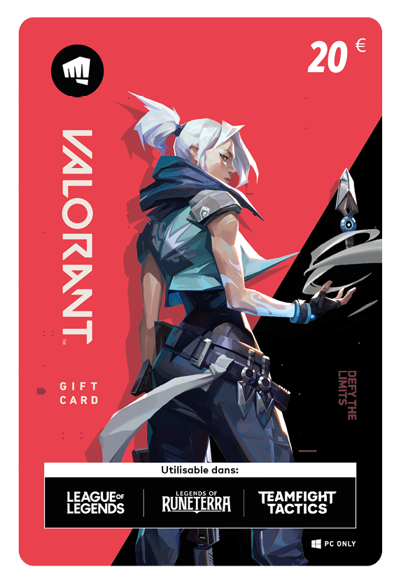 Carte Valorant 20 €