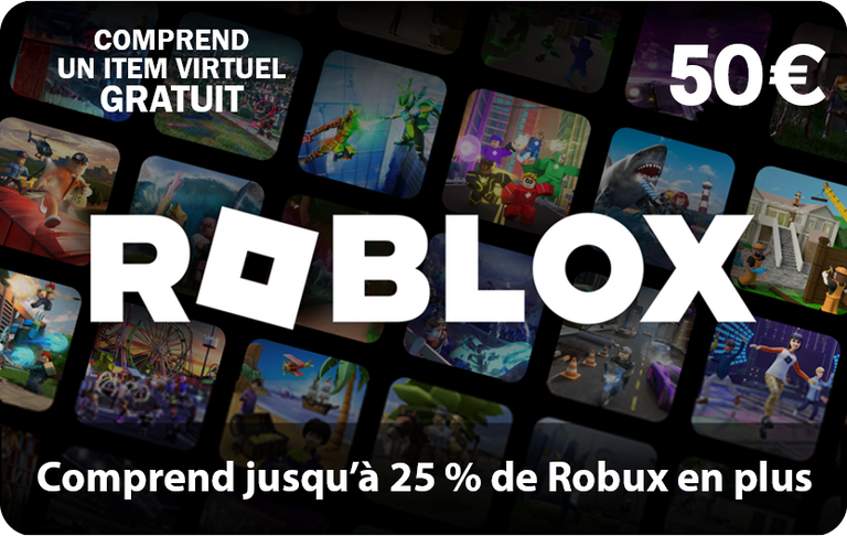 Carte Roblox 50 €