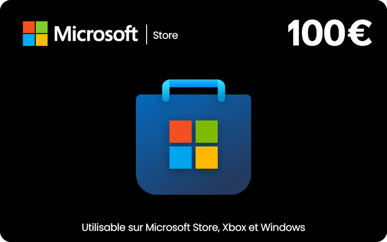 Carte Microsoft 100 €