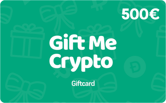 Gift Me Crypto 500 €