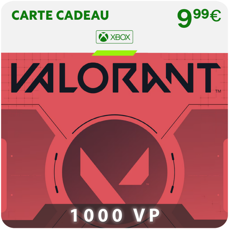 1 000 Valorant Points (Xbox)