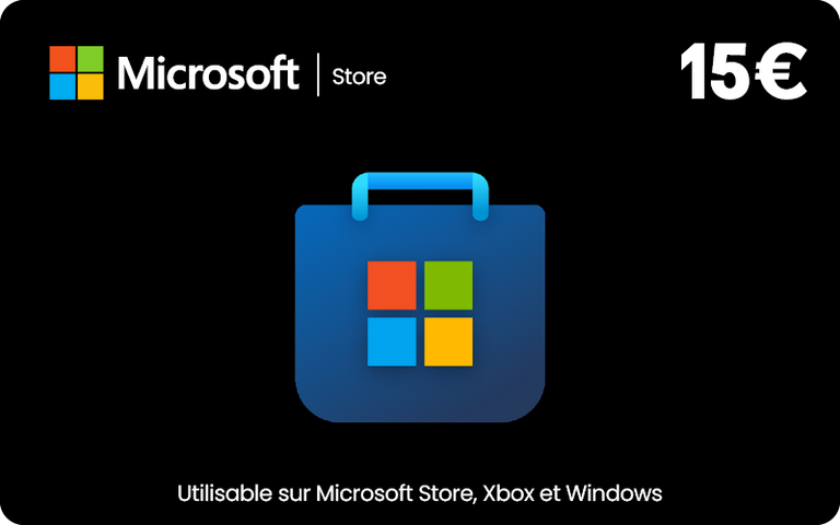 Carte Microsoft 15 €