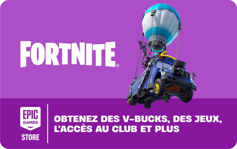 Fortnite Gift Card - 2 400 V-Bucks (crédit)