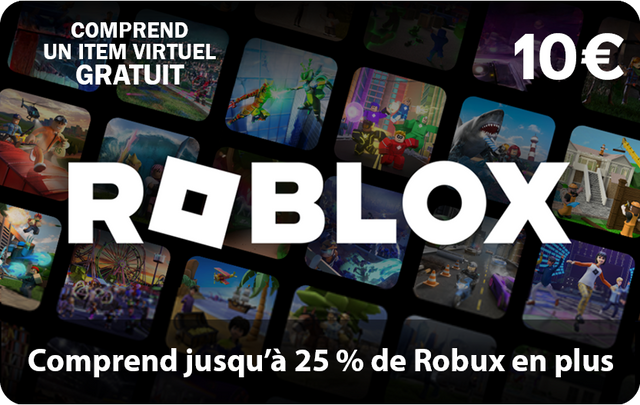 Carte Roblox 10 €