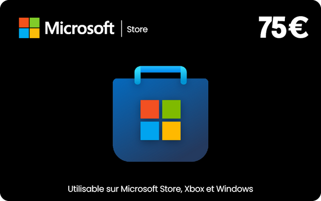 Carte Microsoft 75 €
