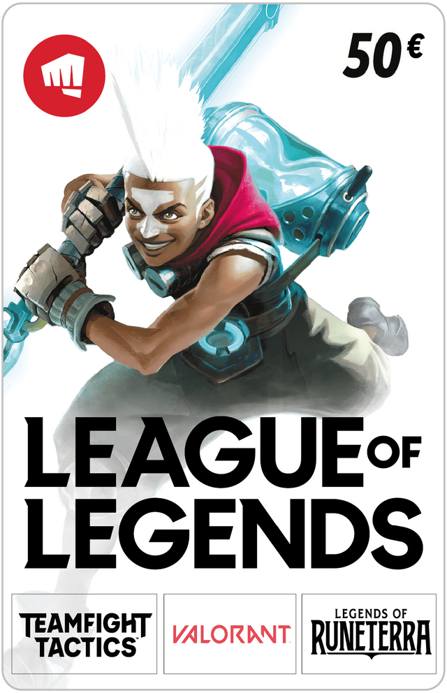 Carte League of Legends 50 €