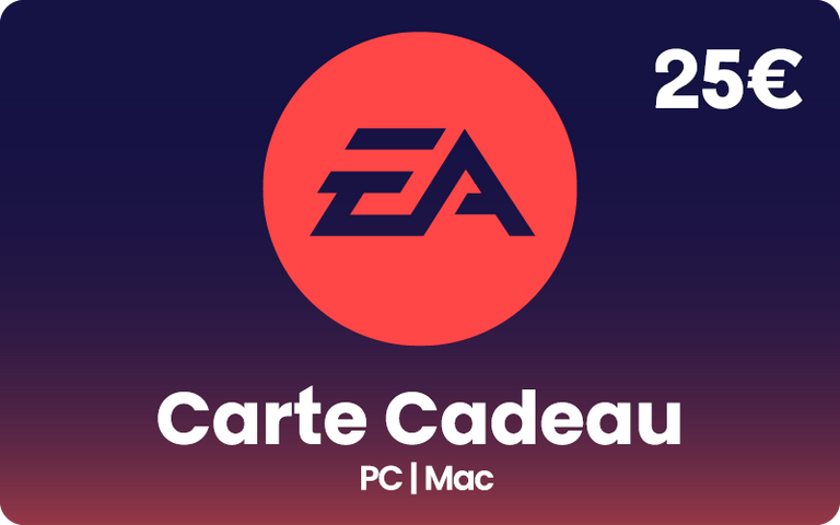 Carte cadeau EA 25 €