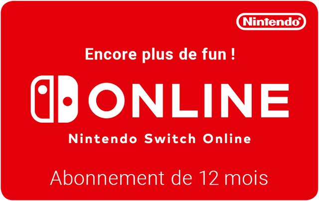 Nintendo Switch Online 12 mois