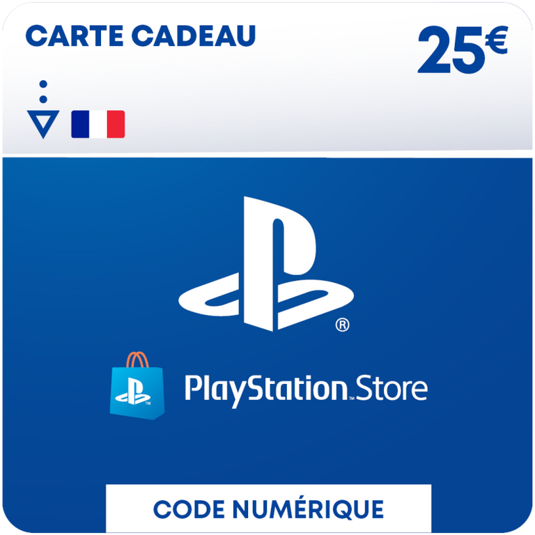 Carte PlayStation Store 25 €