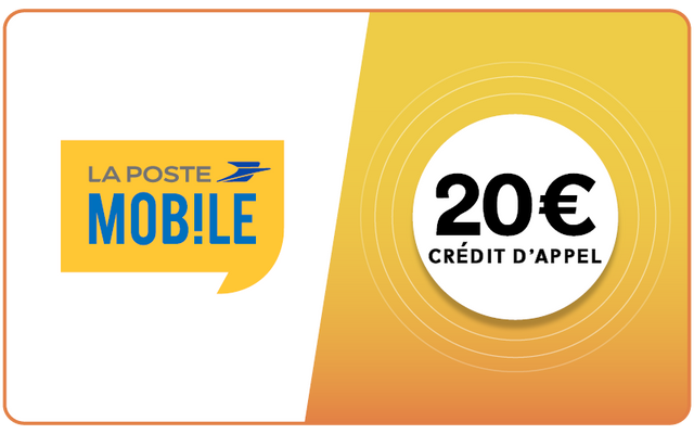La Poste Mobile 20 €