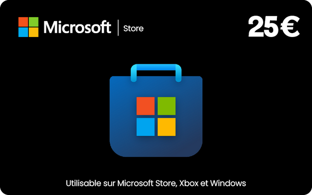 Carte Microsoft 25 €