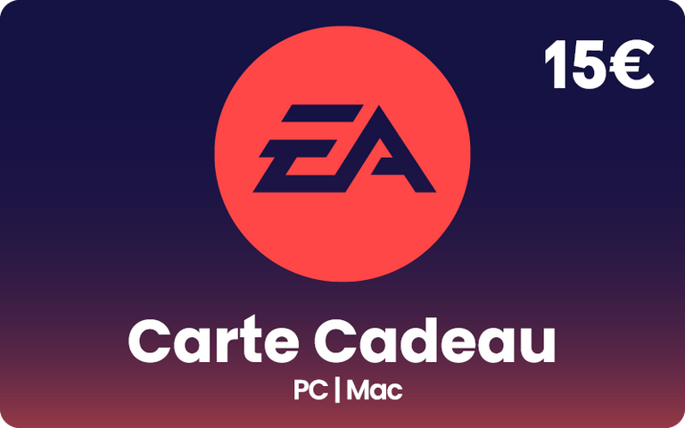 Carte cadeau EA 15 €