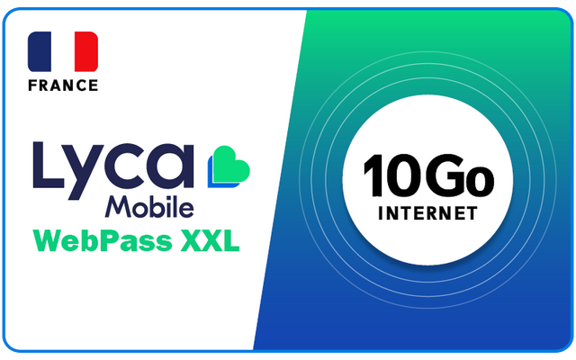 Lycamobile Internet 10Go
