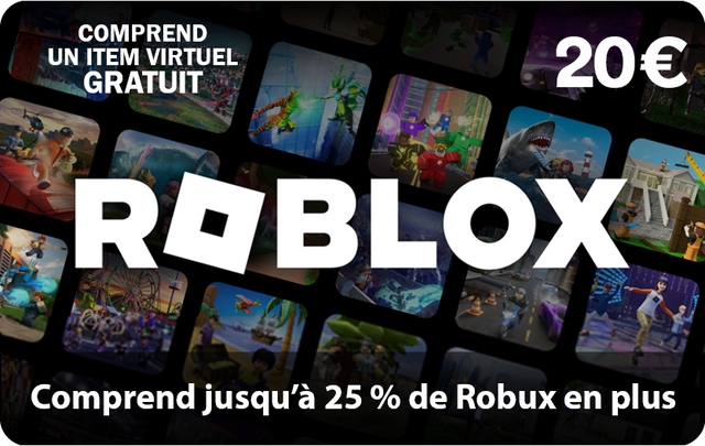 Carte Roblox 20 €