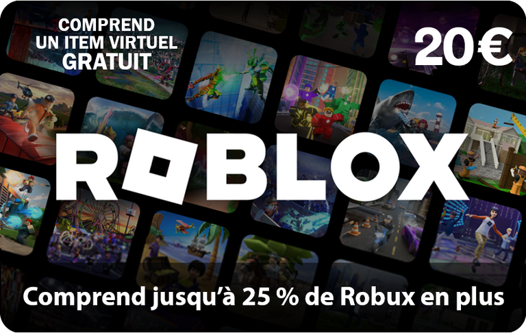 Carte Roblox 20 €